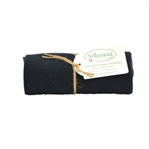 Solwang Design sort køkken håndklæde 